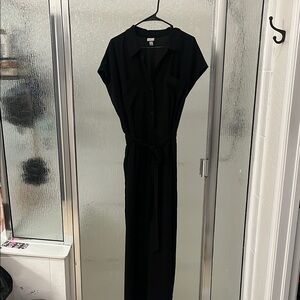 Elegant Black Women's Romper